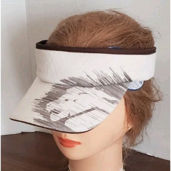 NWT CLENCH VISOR HAT BY TONY JONES PRODUCTION IVORY OS - Picture 1 of 5